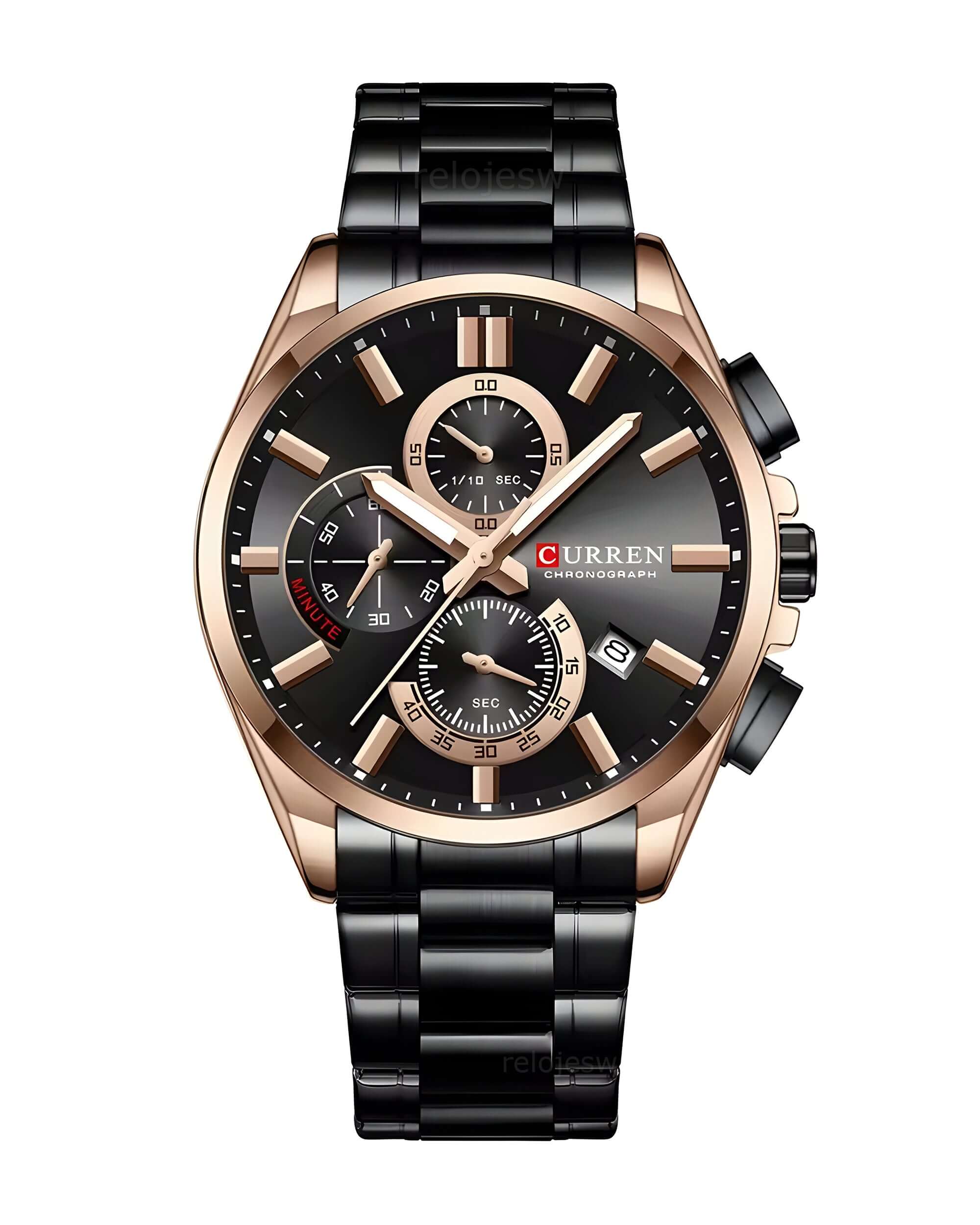 Reloj Current 8475 Negro - Negro Diseño Elegante