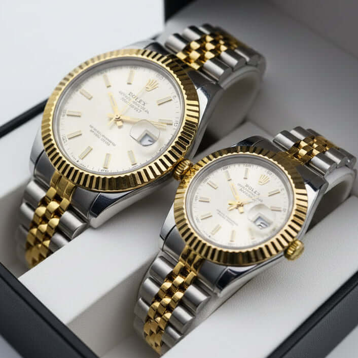 Reloj Para Pareja Rolex presidencial Referencia DateJust