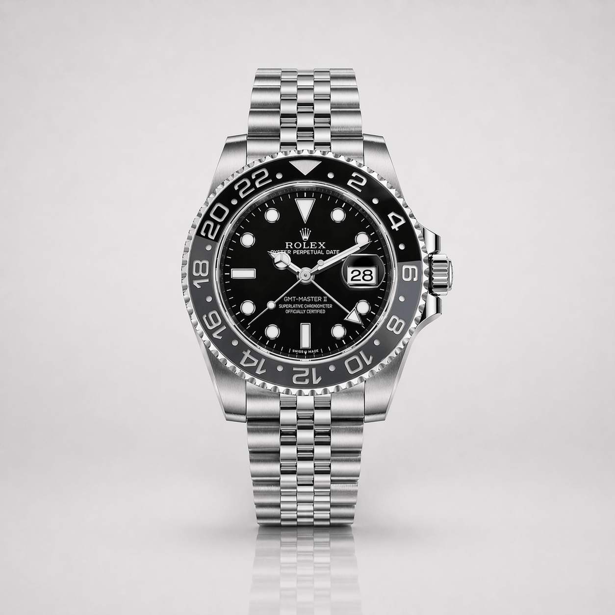 ROLEX SEMIAUTOMÁTICO SUBMARINER JUBILEE BISEL BICOLOR NEGRO GRIS